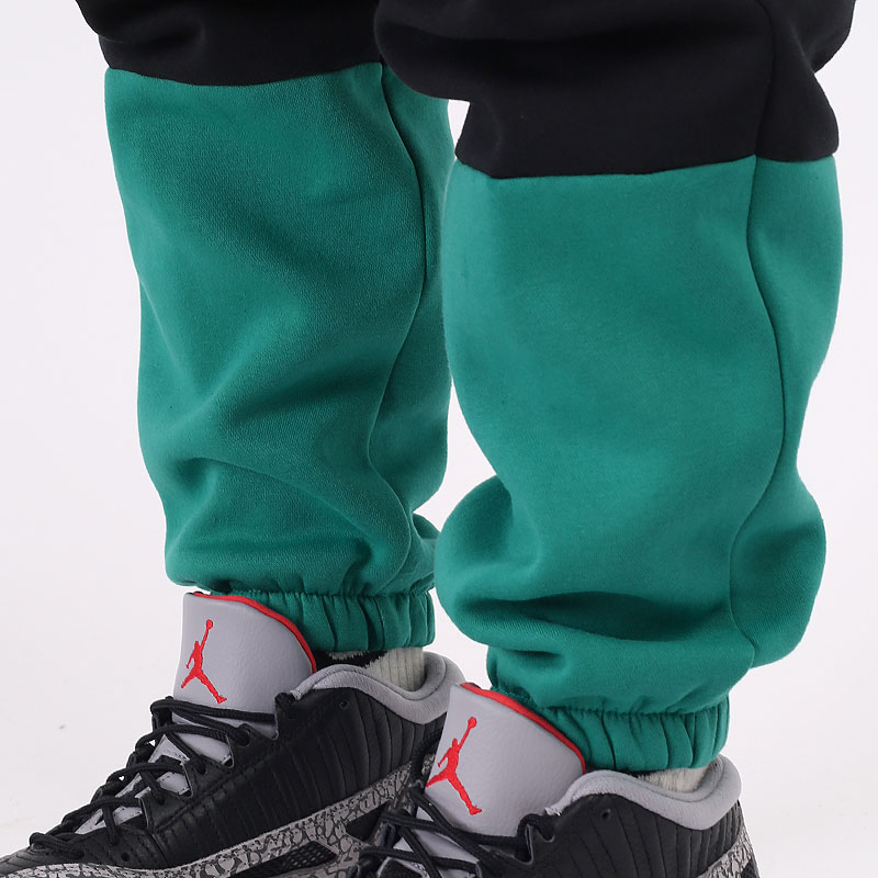 мужские разноцветные брюки Jordan Jumpman Air Fleece Pant CK6694-011 - цена, описание, фото 3